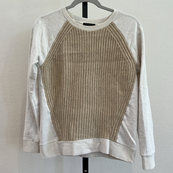 JCrew Wool Sweater/Cotton Sweatshirt (Size XXS) - Picture 6 of 10